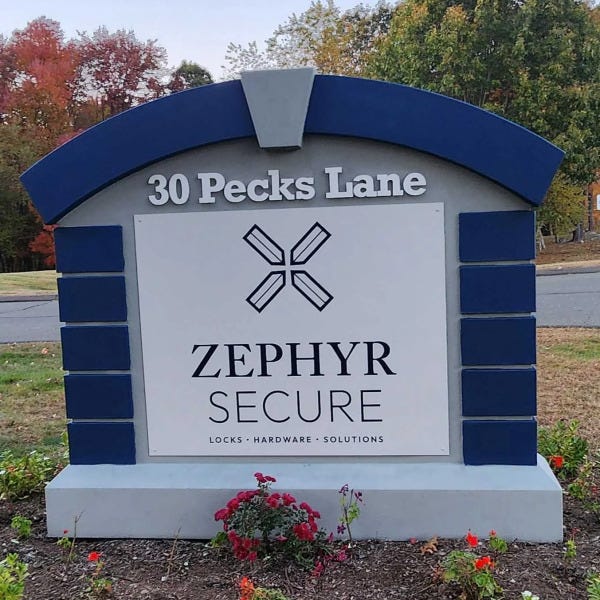 Zephyr Secure Monument Signs