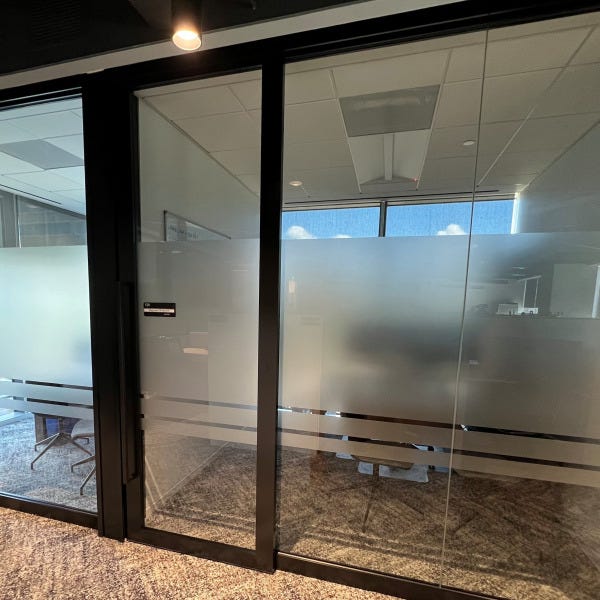 Frosted Office Rooms
