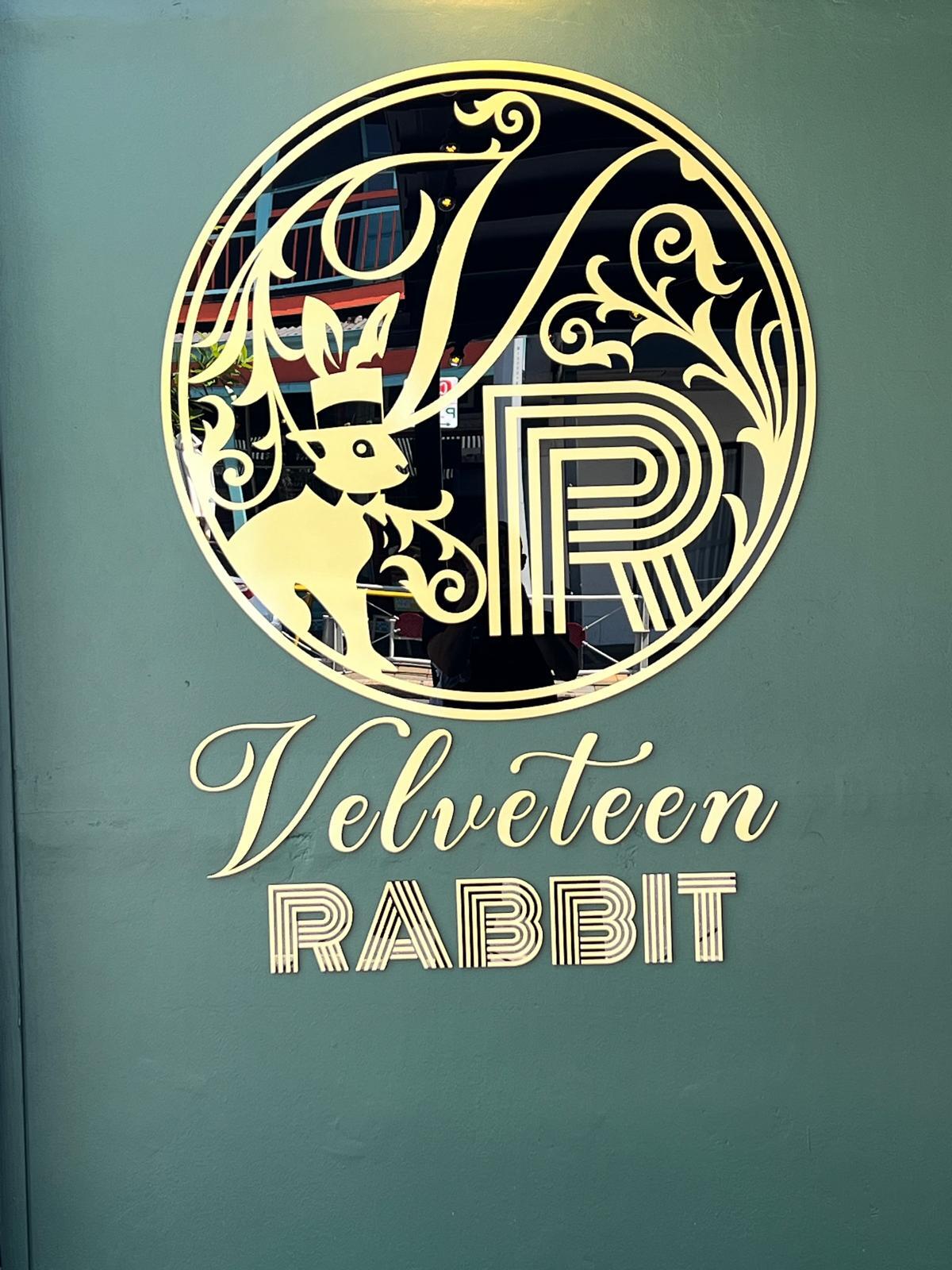 Slick signage for the newest hot spot on Caxton Street.