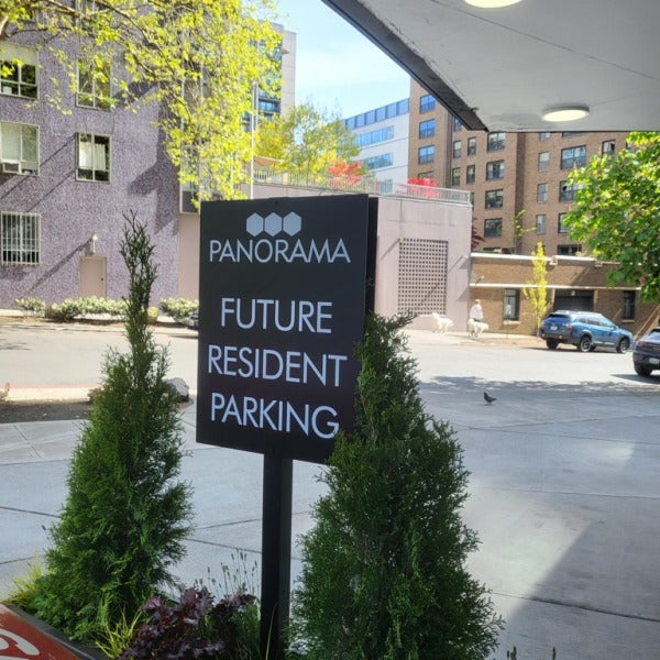Custom Parking Garage Wayfinding - Panorama, Seattle, WA