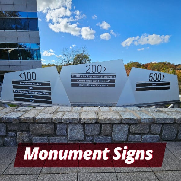 8 essential tips when designing monument sign for Reckson Realty Corp.