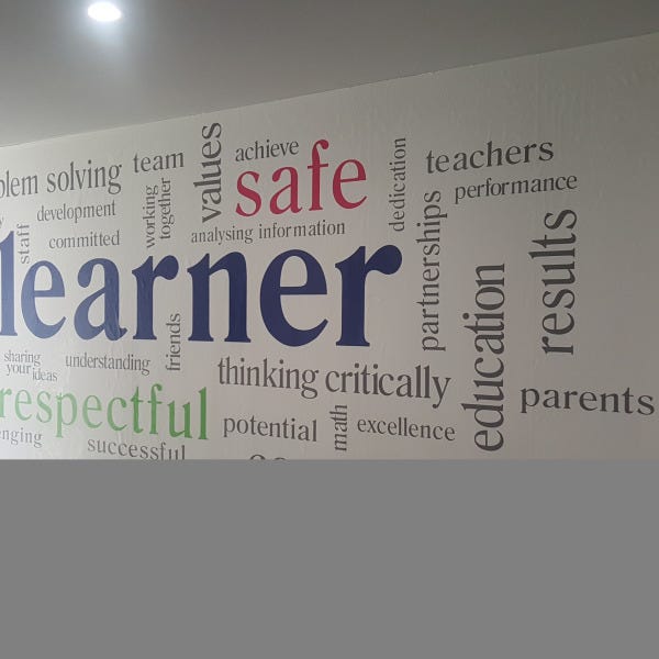 School library wallpaper by Signarama Helensvale
