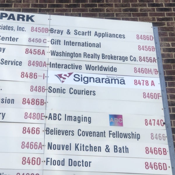 Boost Your Brand Visibility with Eye-Catching Directory Signage!