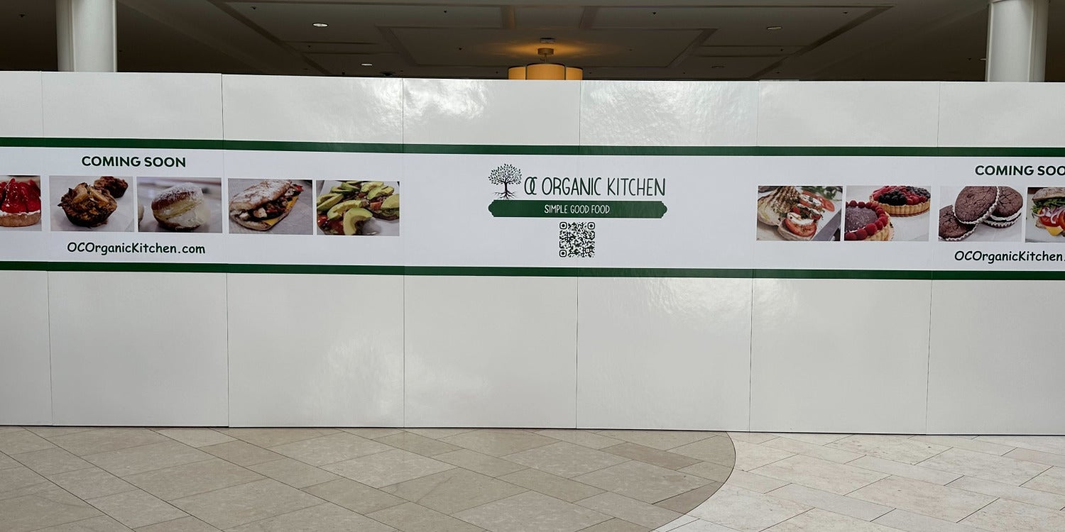 Café Barrier Signs & Banners