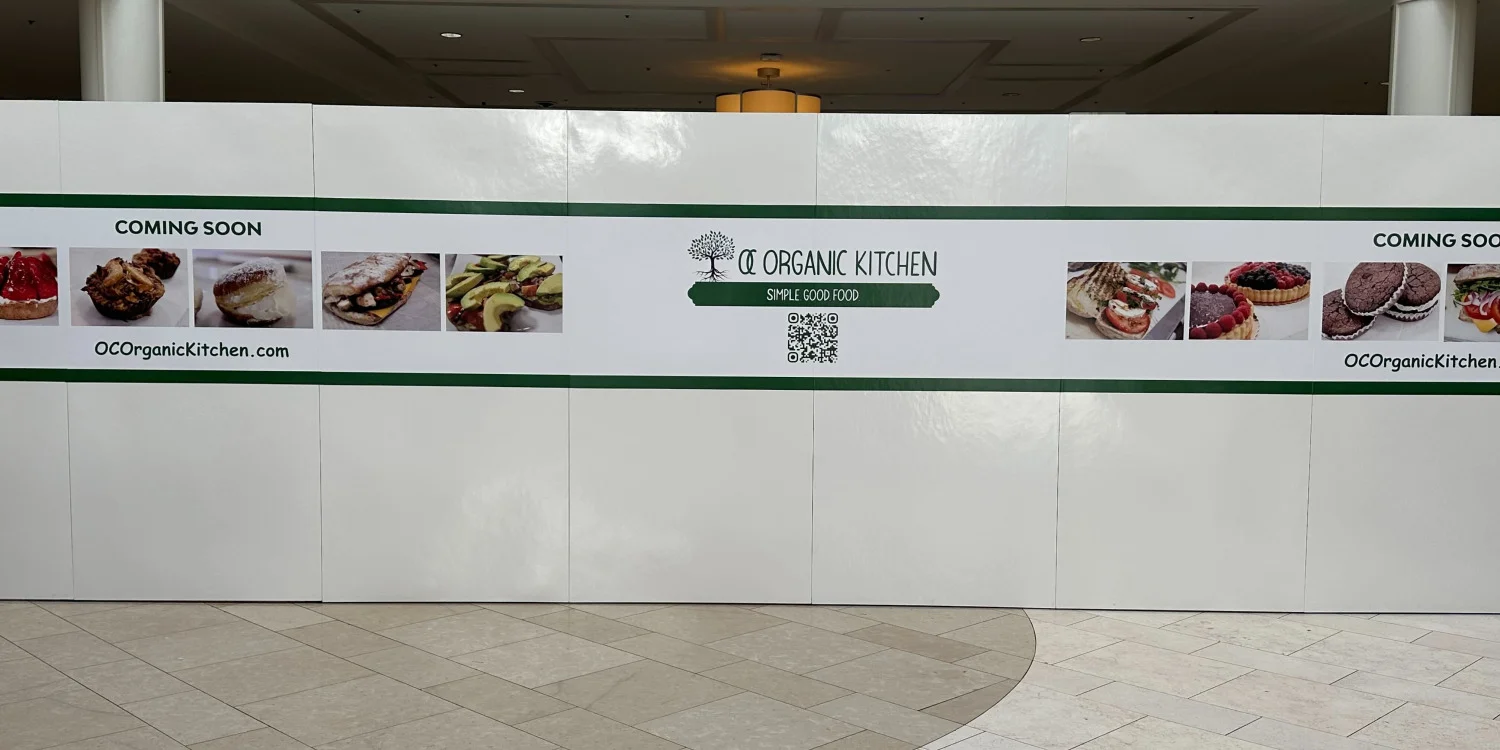 Café Barrier Signs & Banners