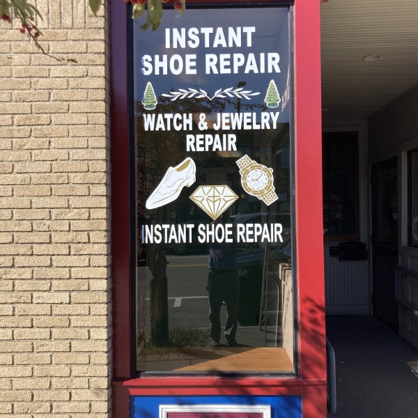 Instant Shoe Repair - Window Decals - October 24
