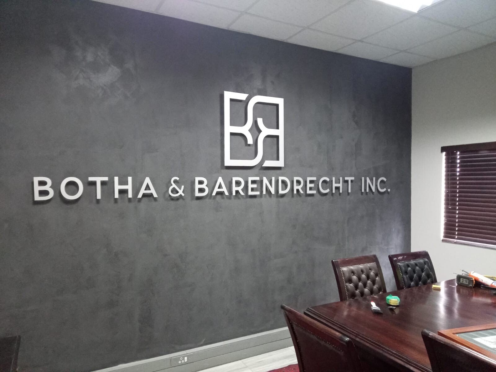 Reception and Office Signage