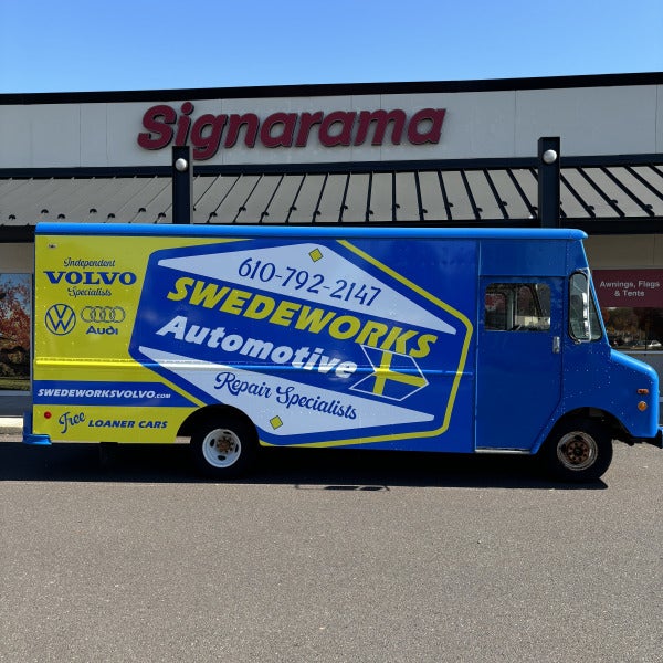 Swedeworks Automotive Truck Wrap in Spring City, PA
