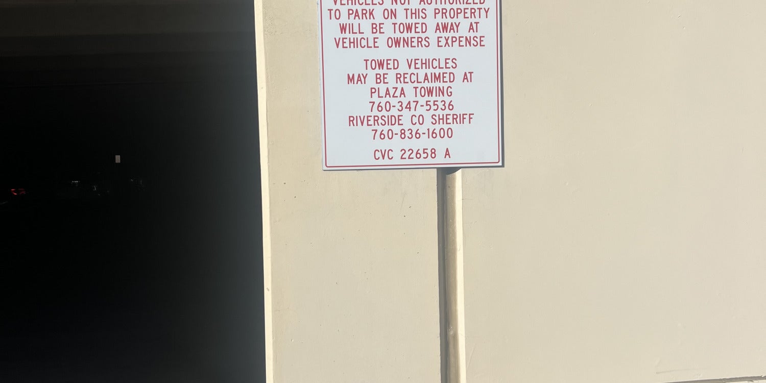 Sign Maintenance