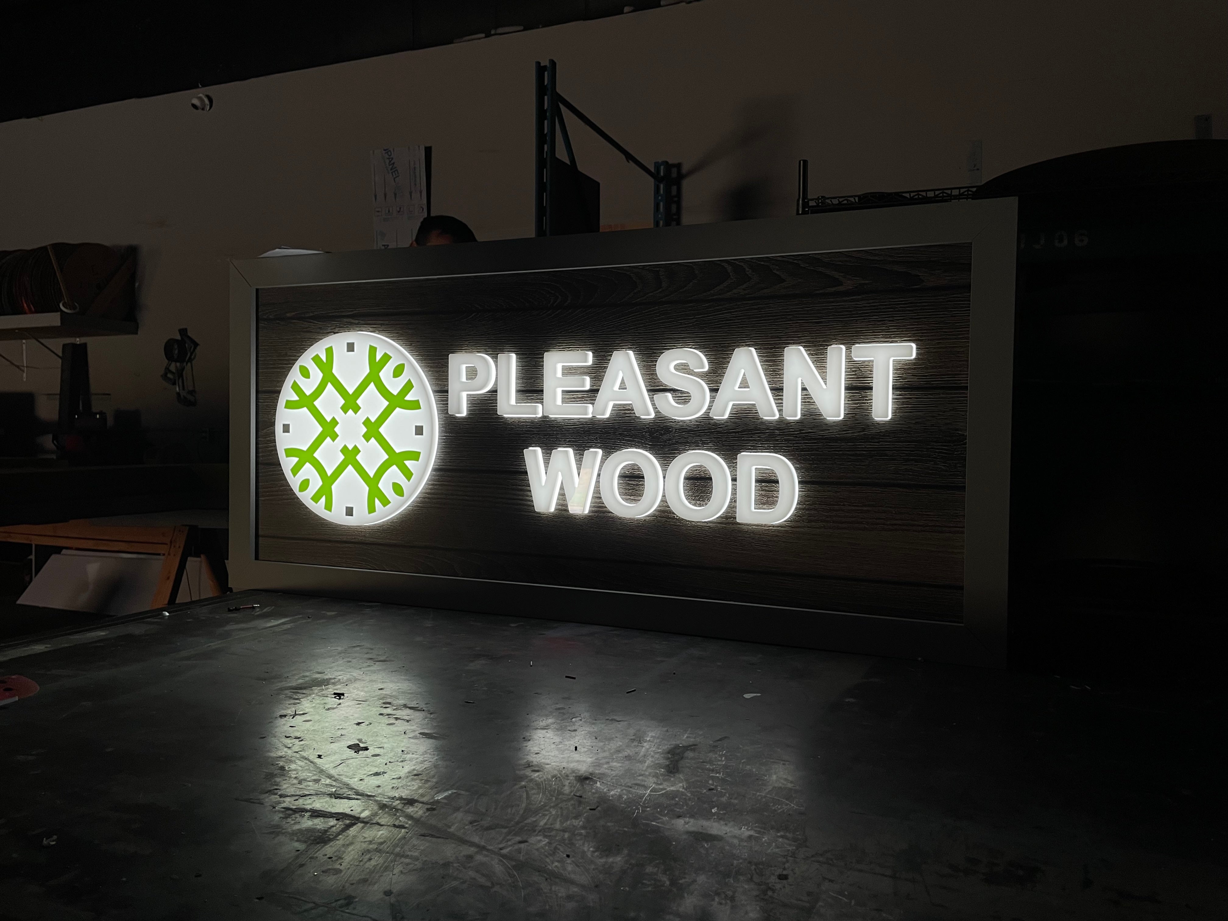 C&L Ward Homes: Pleasant Wood Monument Sign