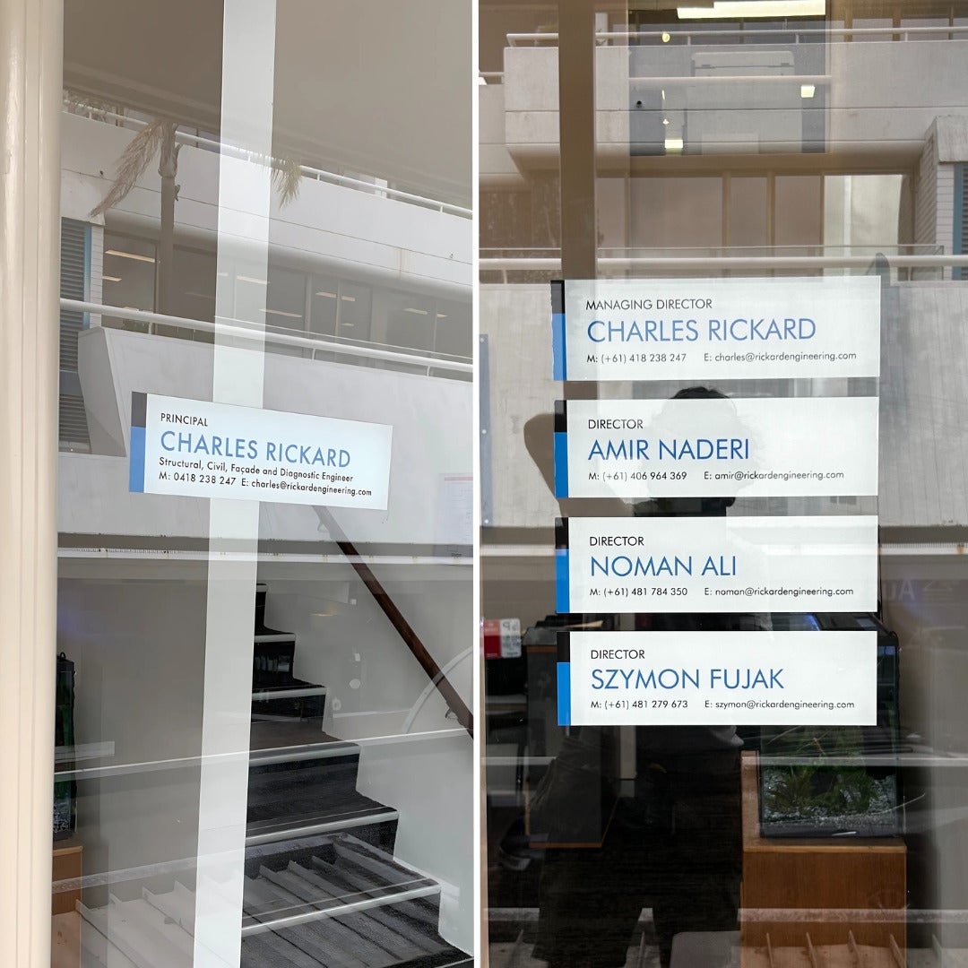 Updated Office Signage - Window Graphics, Glass Signs | Signarama North Sydney