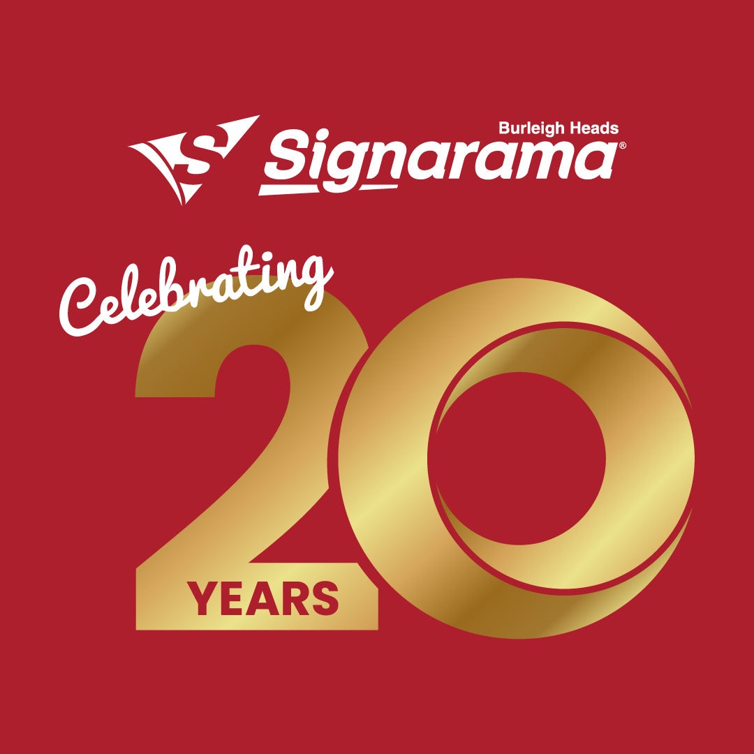 20 Years Tanya and Tony Gardner Owning Signarama Burleigh Heads