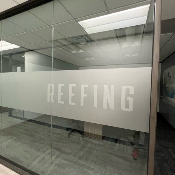 Change Your Corporate Aesthetics with Frosted Film!
