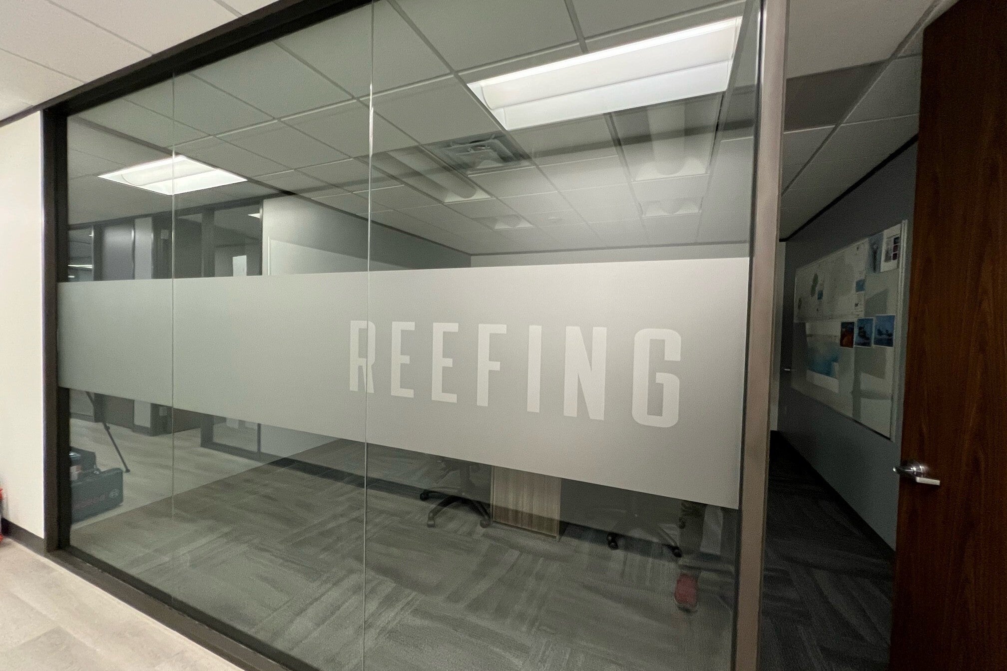 Change Your Corporate Aesthetics with Frosted Film!