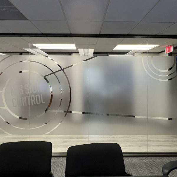 Change Your Corporate Aesthetics with Frosted Film!