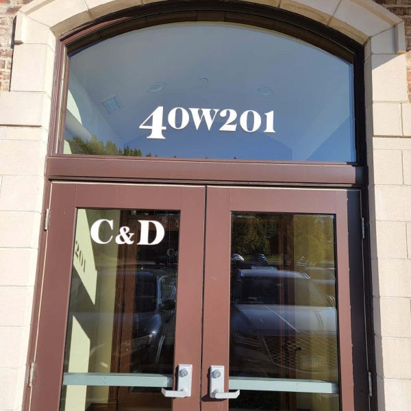 Trotter Address Decal