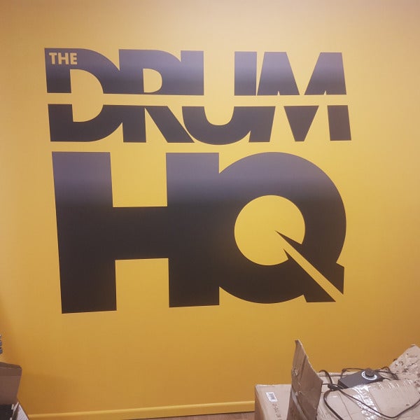 Bold logo creates perfect contrast!