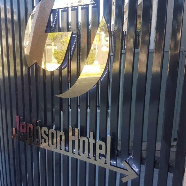 Lux signage for a lux space