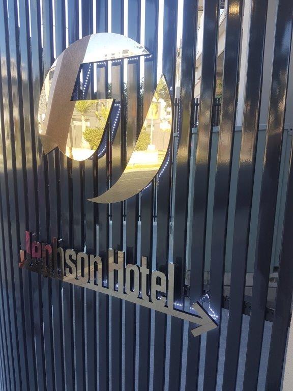 Lux signage for a lux space