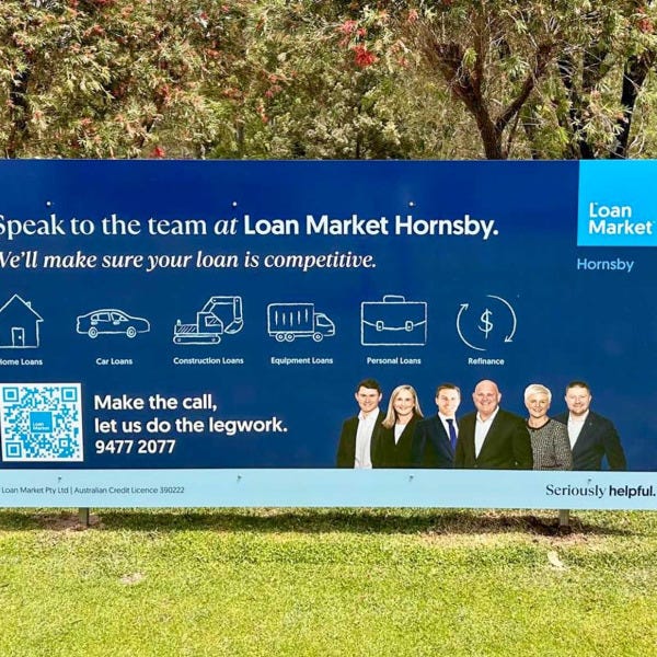Panel & Post Sign