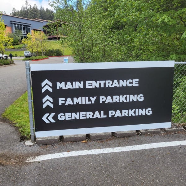 Campus Wayfinding Signage - Timberlake Church, Redmond, WA