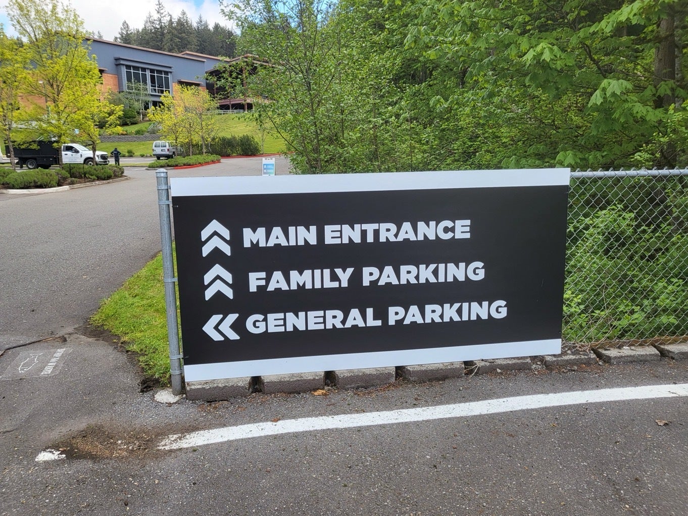 Campus Wayfinding Signage - Timberlake Church, Redmond, WA