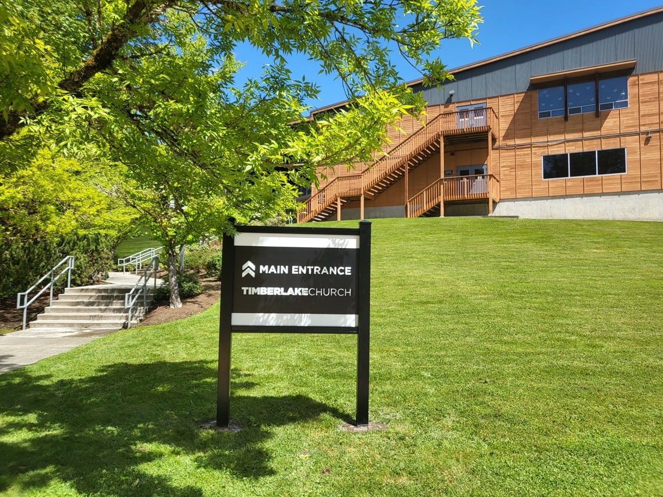 Campus Wayfinding Signage - Timberlake Church, Redmond, WA