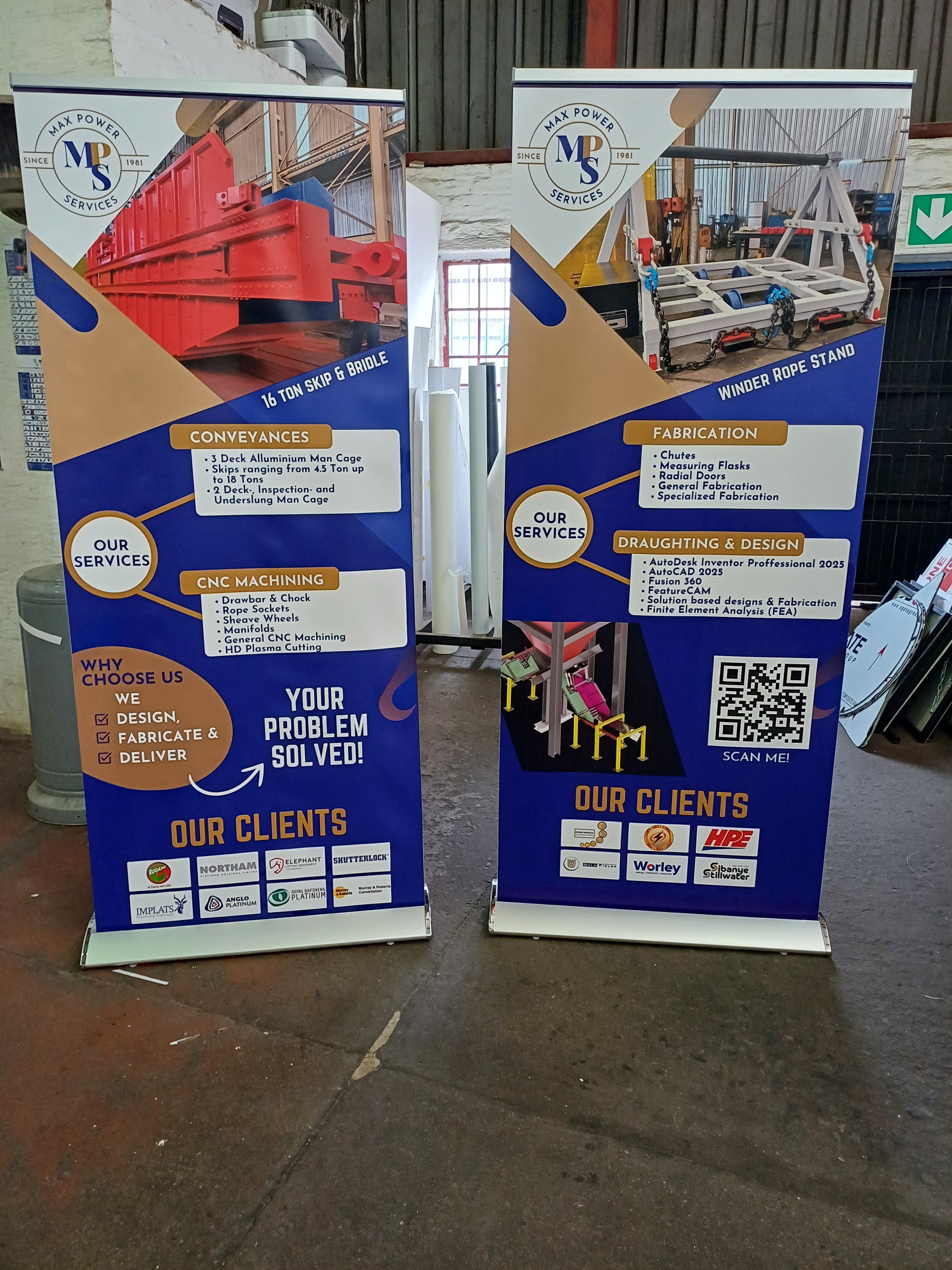 Pull up banners