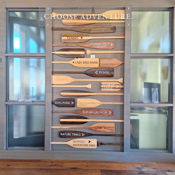 Wood Wall With Stained Oars