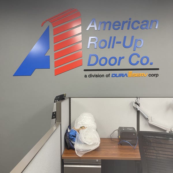 Acrylic Painted letters