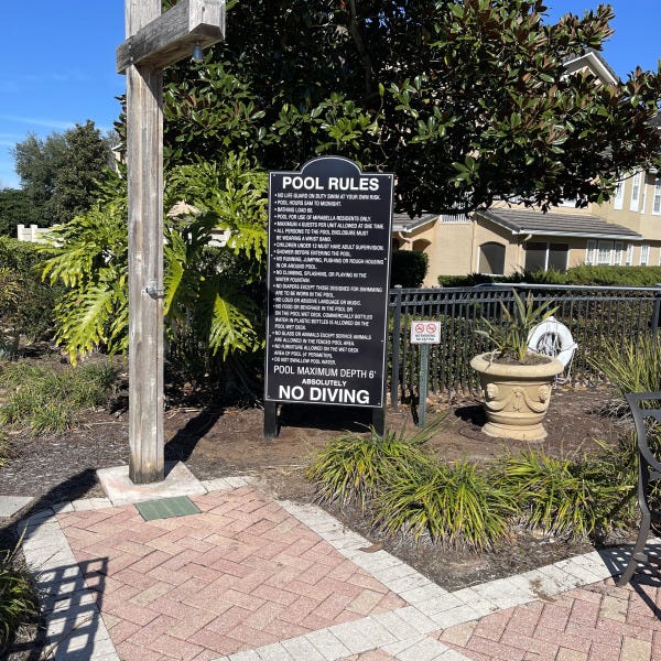 Metal sign with Printed graphics
