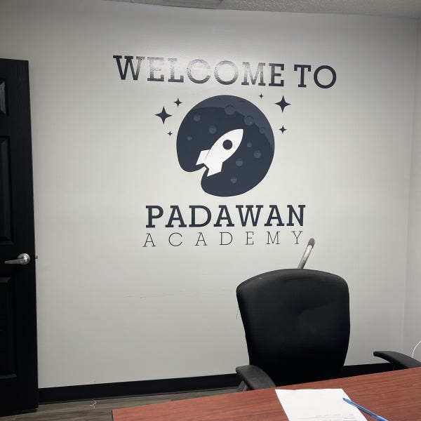 Padawan School Wall