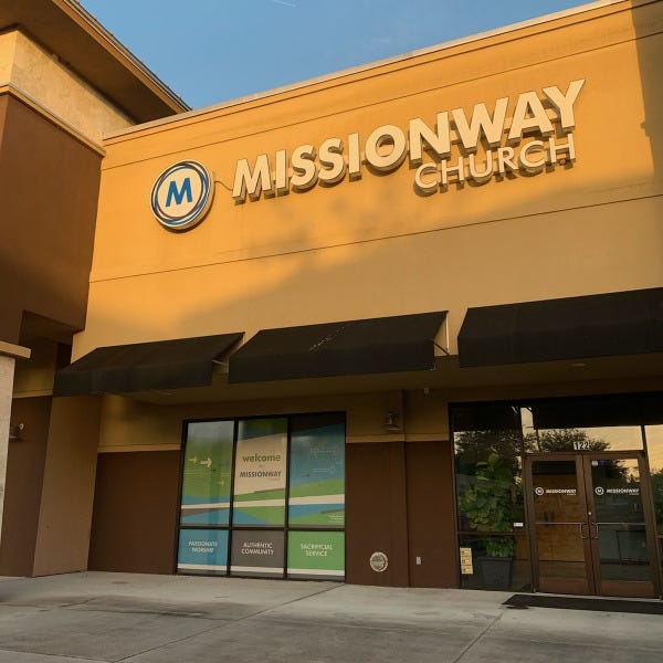 Missionway Church Done vinyl replaced