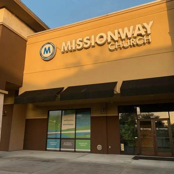 Missionway Church Done vinyl replaced