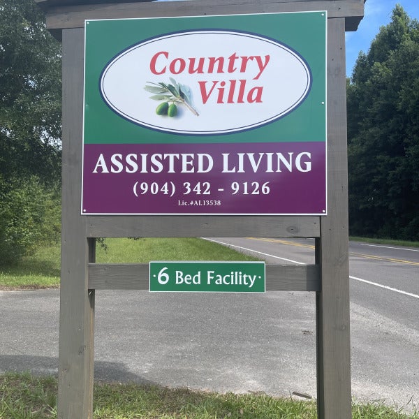 Metal sign with Printed graphics