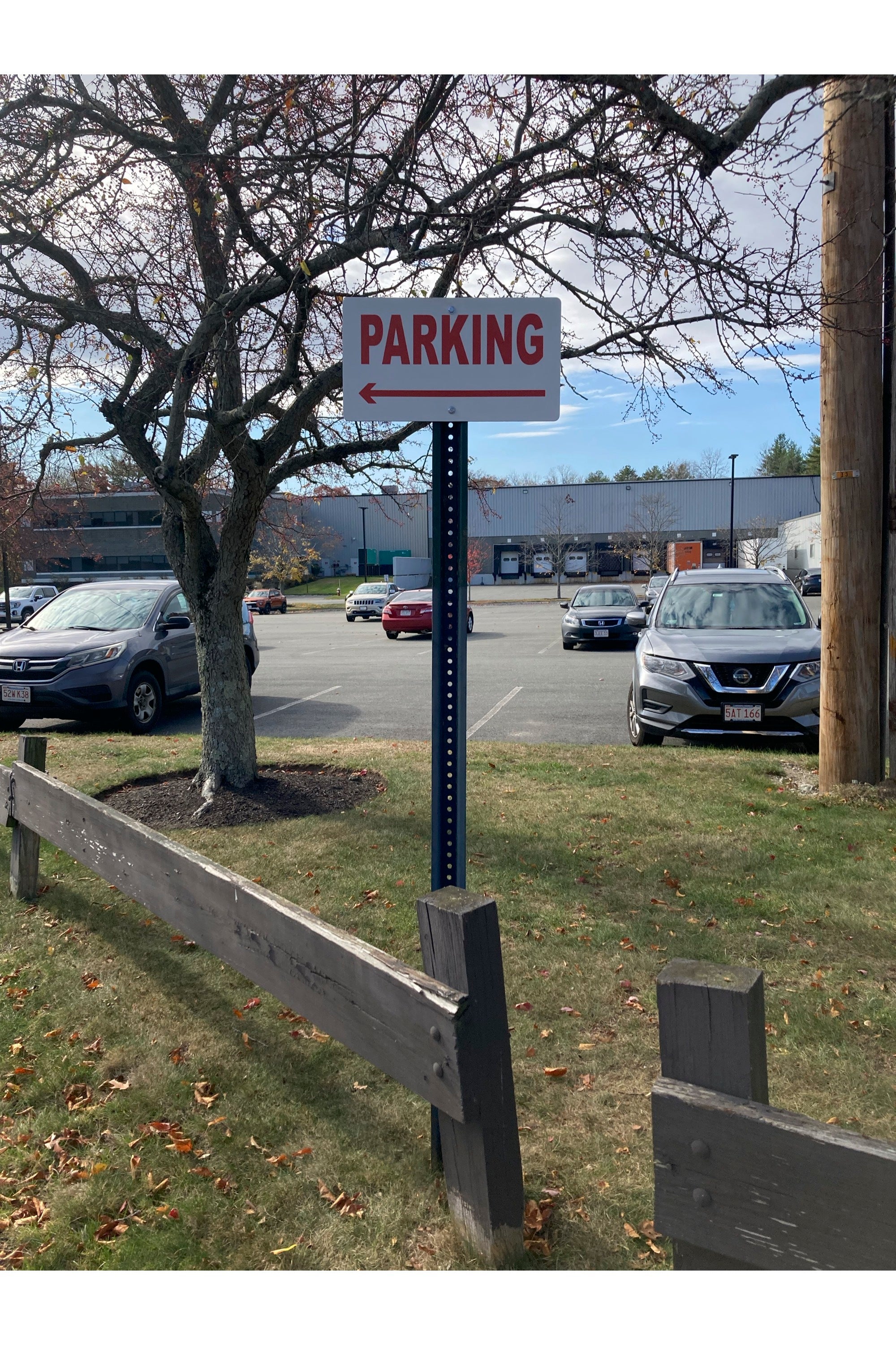 A few new parking signs = teach rebel cars who is boss