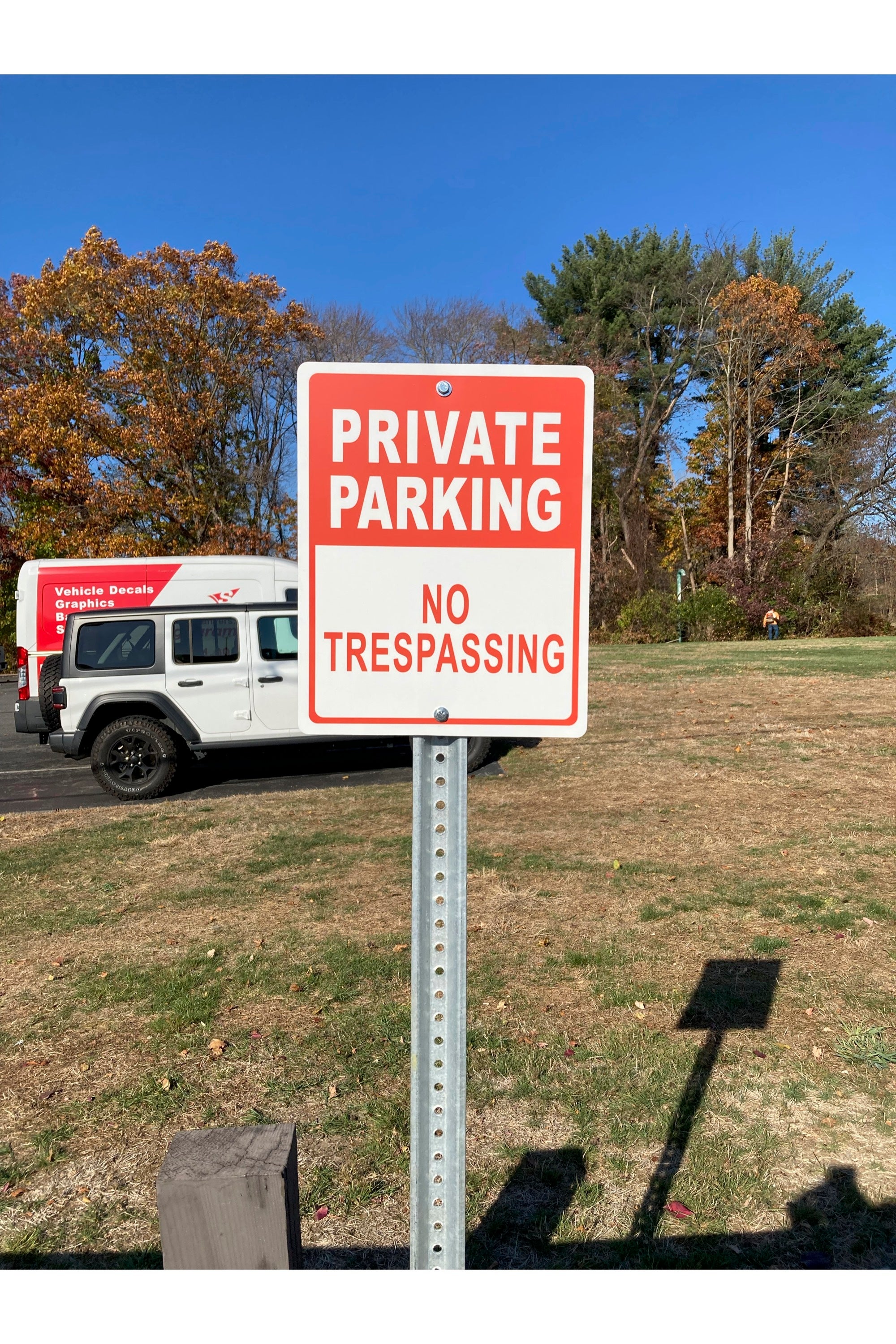 A few new parking signs = teach rebel cars who is boss