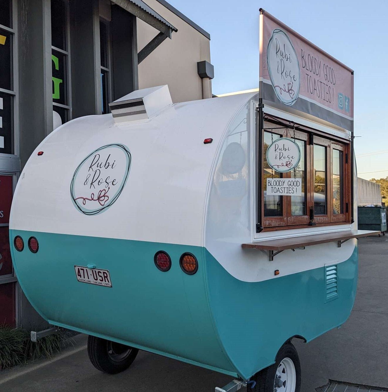 Rubi & Rose Food Van Signage