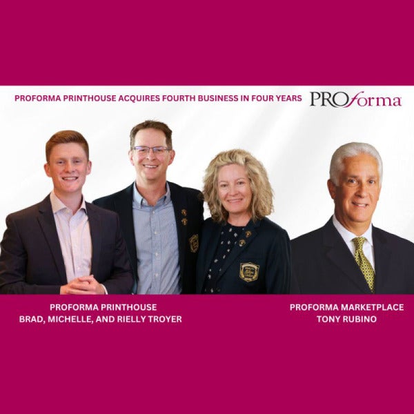 Proforma Printhouse Acquires Proforma Marketplace: A Power Move in the Print Industry Sets the Stage for Innovation and Collaboration