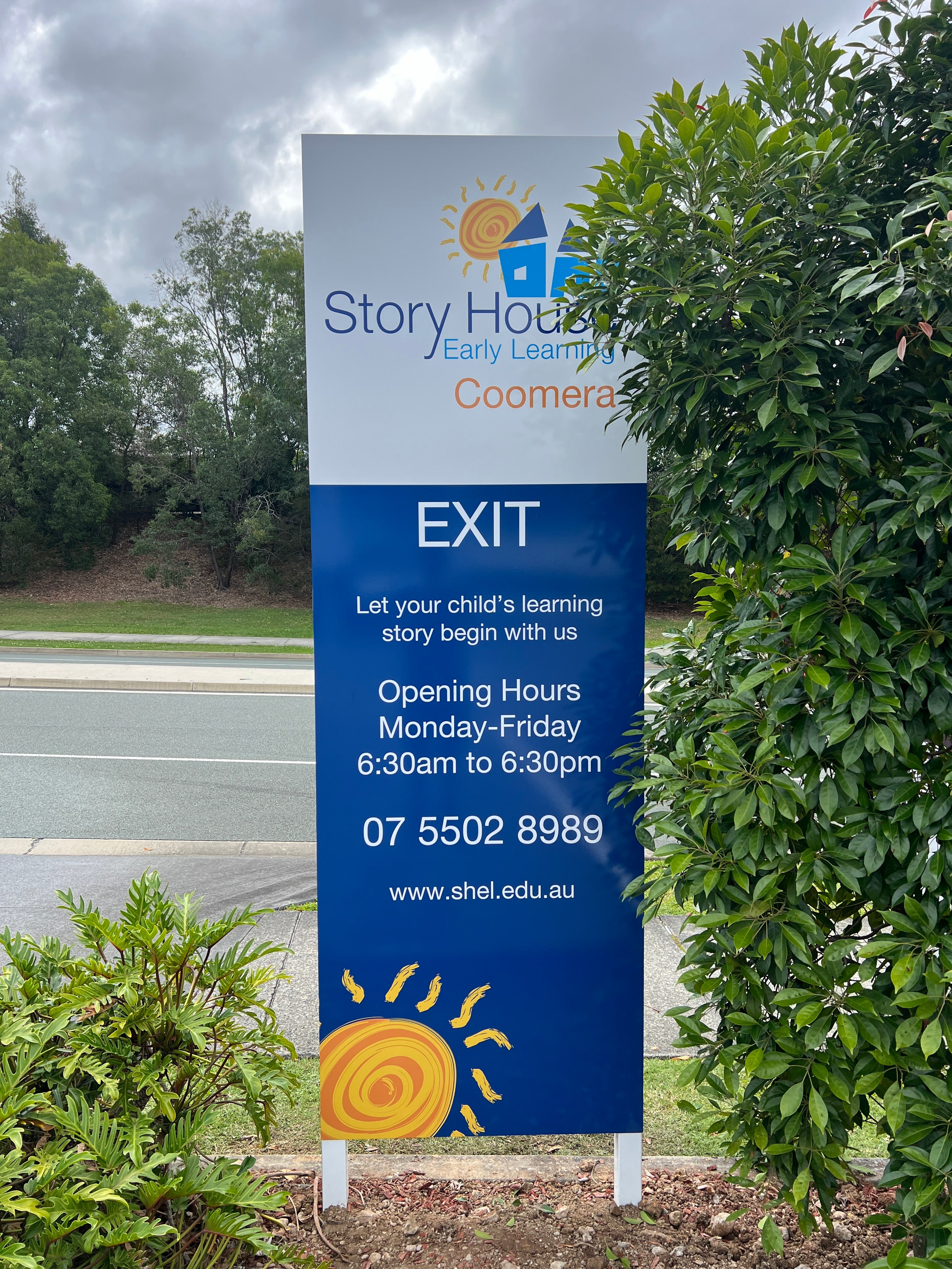 Early learning centre new signage works