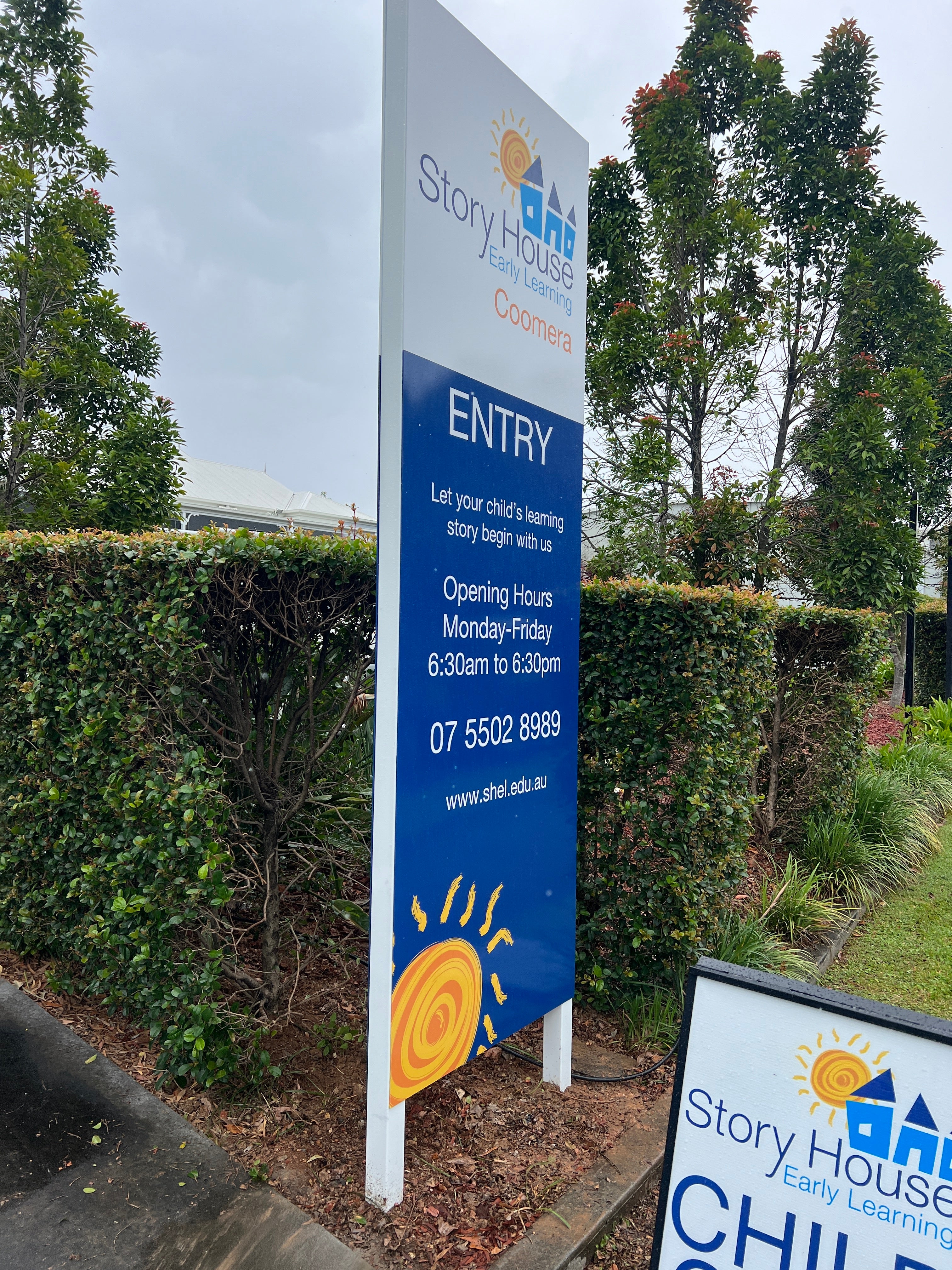 Early learning centre new signage works