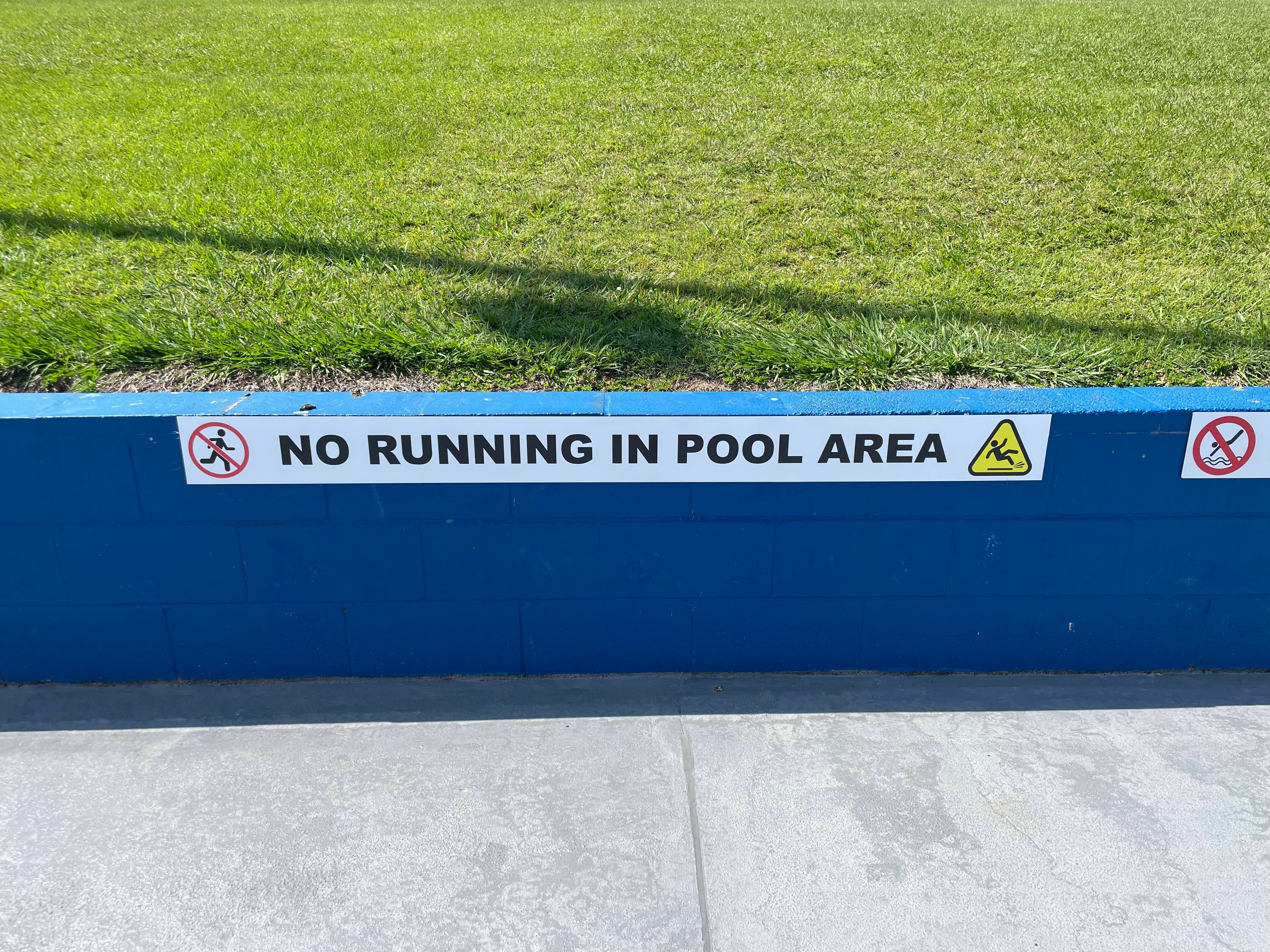 Safety First! Commanding Safety Signage for Local Swimming Pool | Signarama Brendale