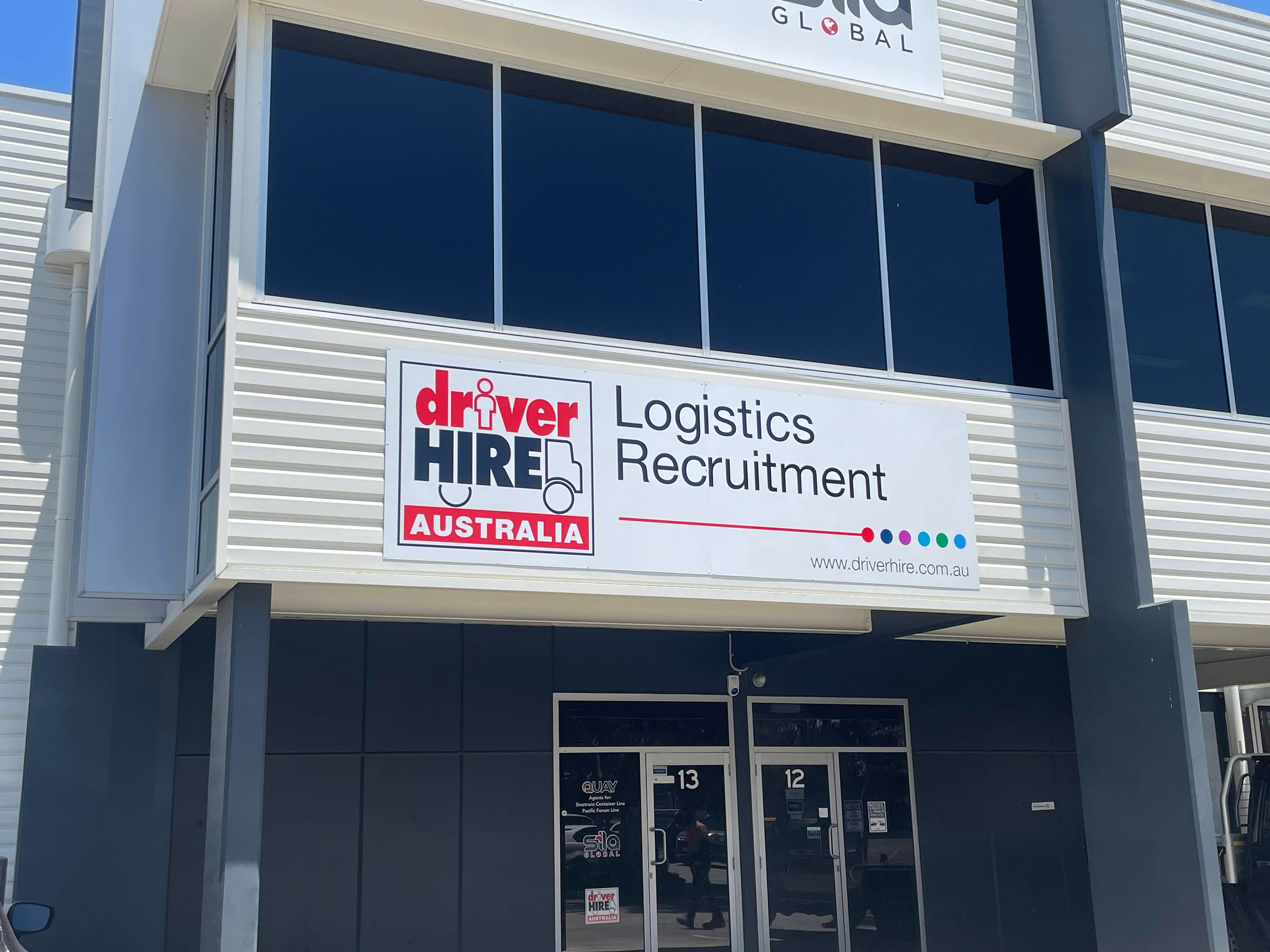 Custom Metal Signs for Fascia - Driver Hire Australia
