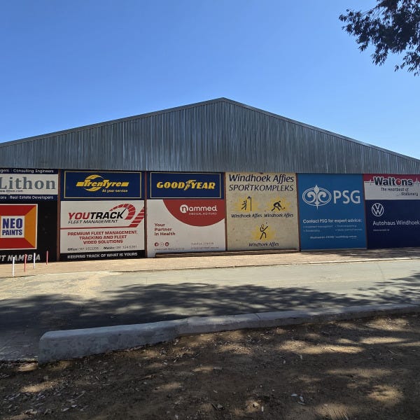 Industrial building signage