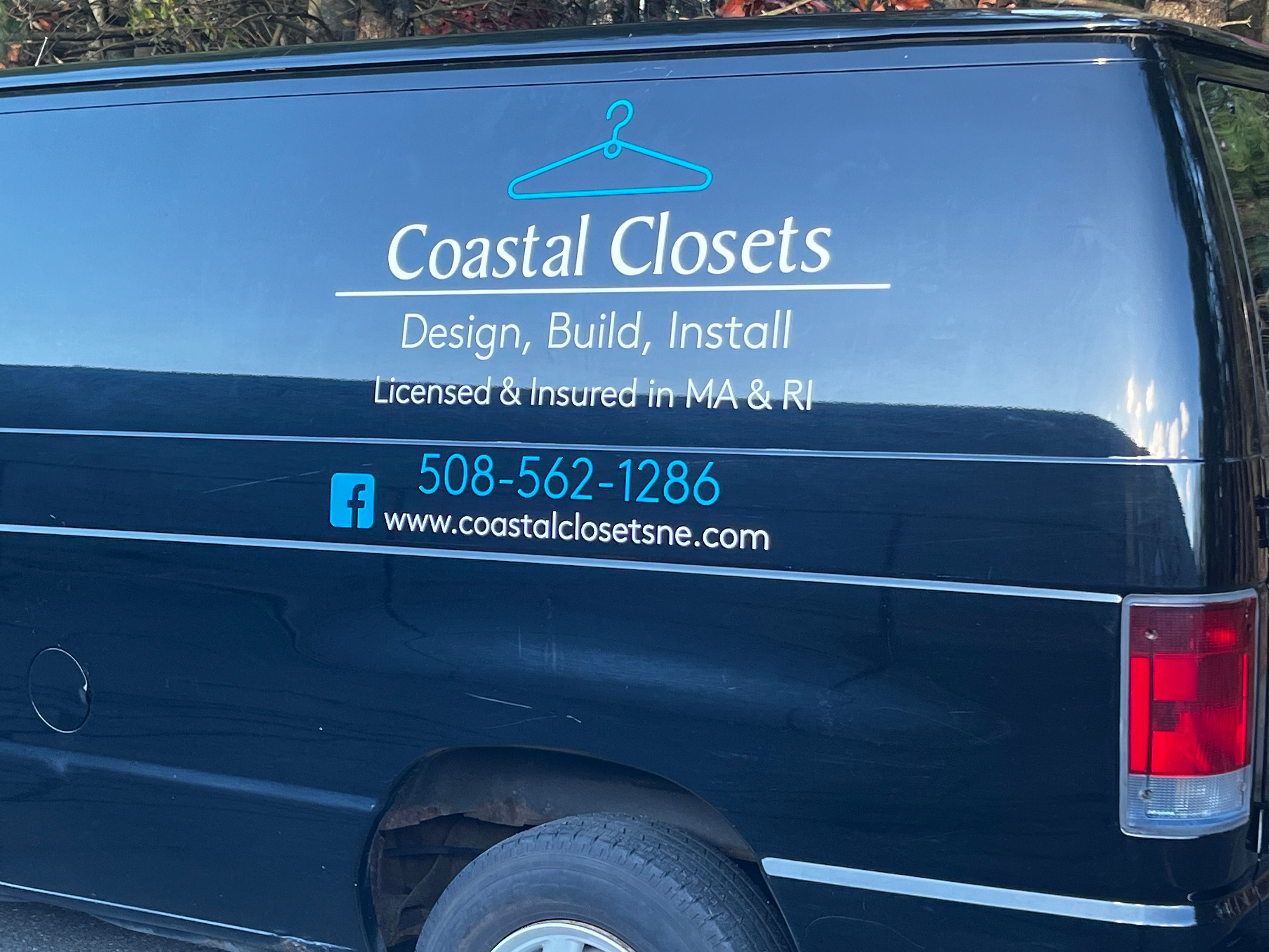 Coastal Closets Van Logo & Lettering