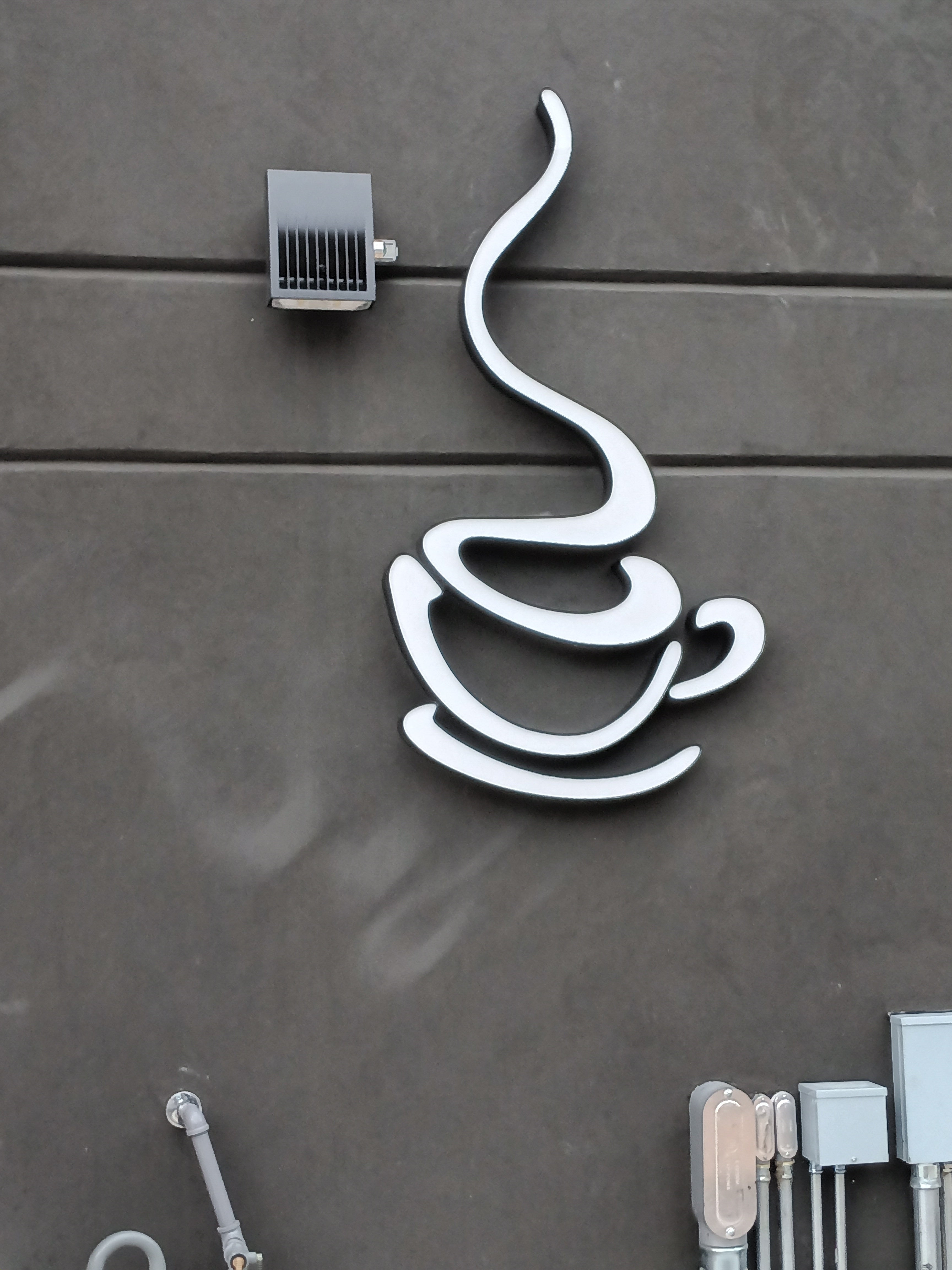 Directionals, Channel Letters, Permits, Pole Signs, Pylon, and Monument Signs • The Human Being in Riverton, Springville,  and The Coffee Shop in American Fork •  •