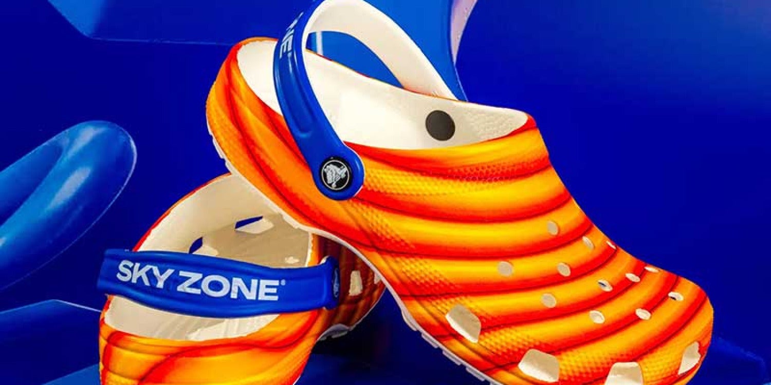 Sky Zone Launches Limited-Edition Crocs for Ultimate Bouncing Fashionistas