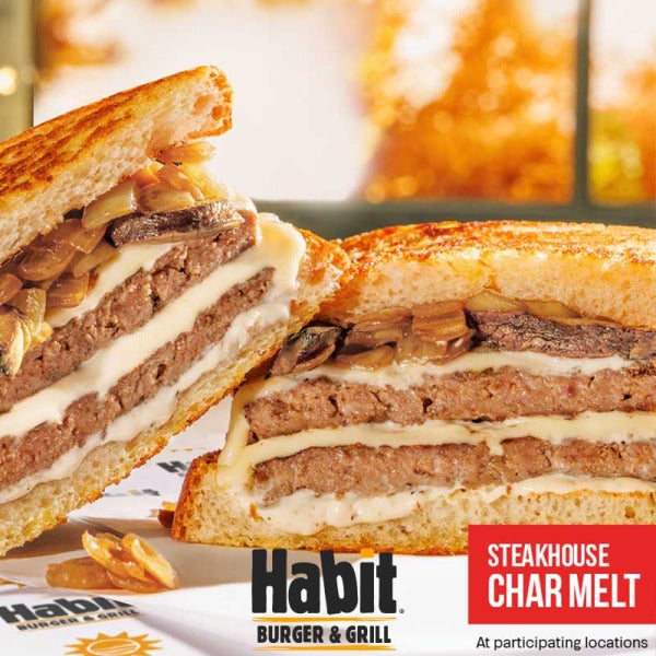 Indulge in the Seasonal Sensations: Habit Burger & Grill's Steakhouse Char Melt Brings Steakhouse Delights to Your Hands Indulge in the Seasonal Sensations: Habit Burger & Grill's Steakhouse Char Melt Brings Steakhouse Delights to Your Hands