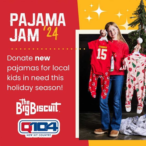 The Big Biscuit and Q104 Team Up for Heartwarming Pajama Jam Collection Drive