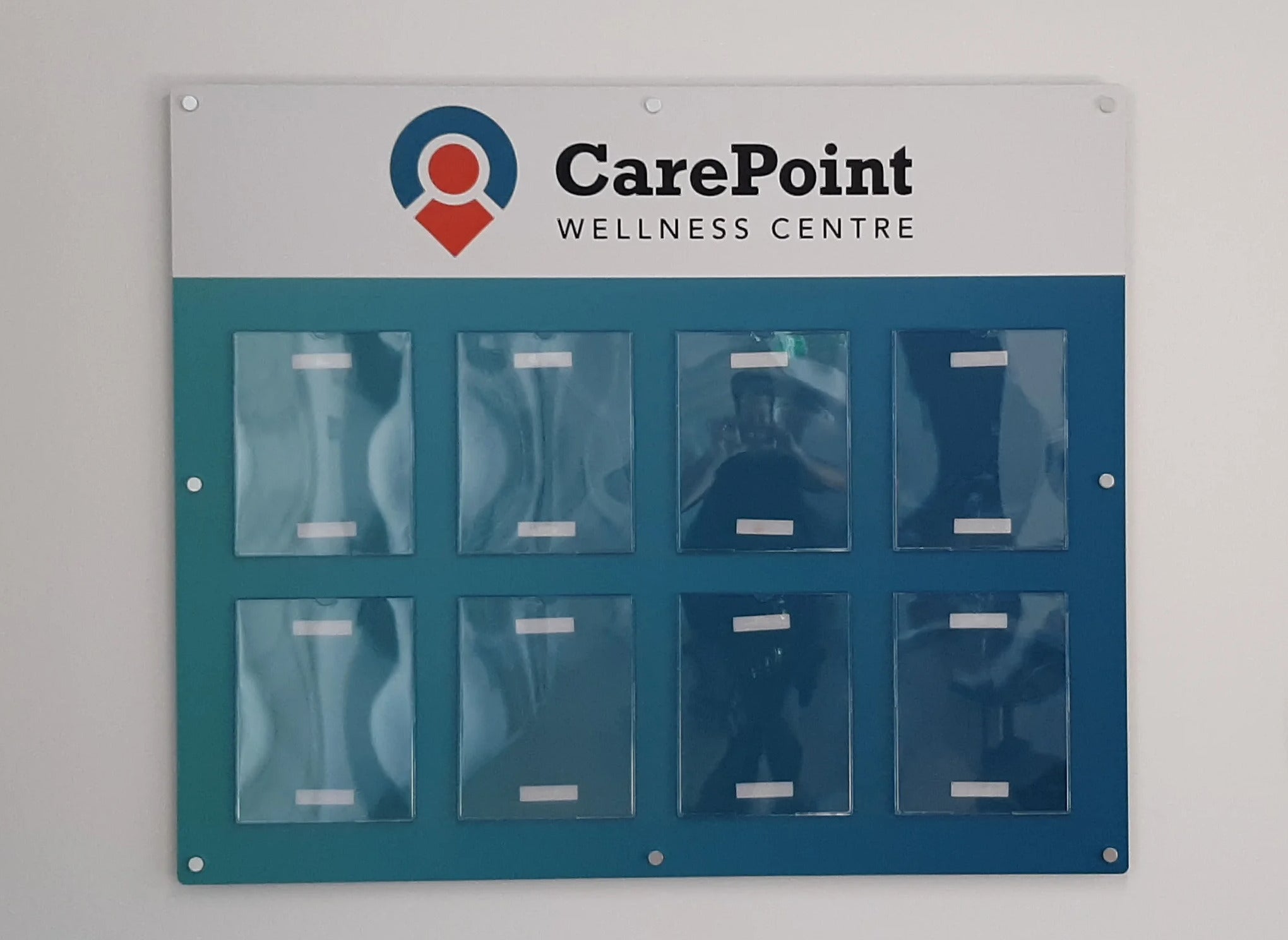 Signage for Hope Mission at the CarePointe Wellness Centre in Edmonton, AB